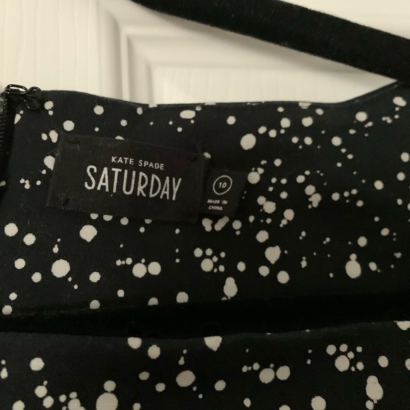 Kate Spade ♠️ Saturday Ink Splatter Dress - Picture 3 of 3